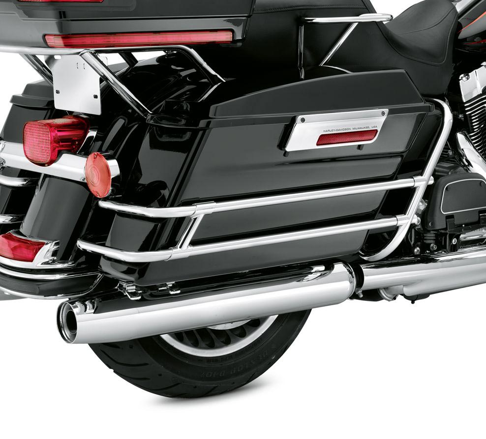 Satteltaschen Schutzbügel Twin Rail für Harley Touring 97-08 Craftride B-Ware