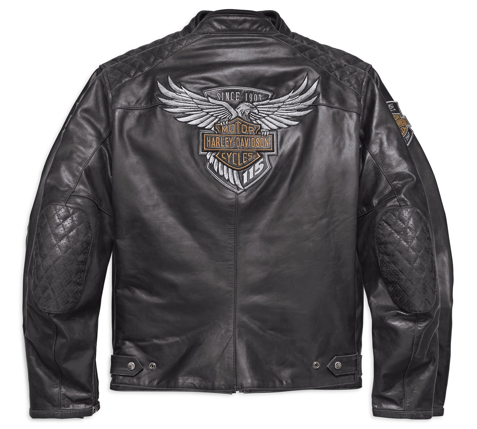 98006-18EM Harley-Davidson Leather Jacket 115th Anniversary Eagle CE at