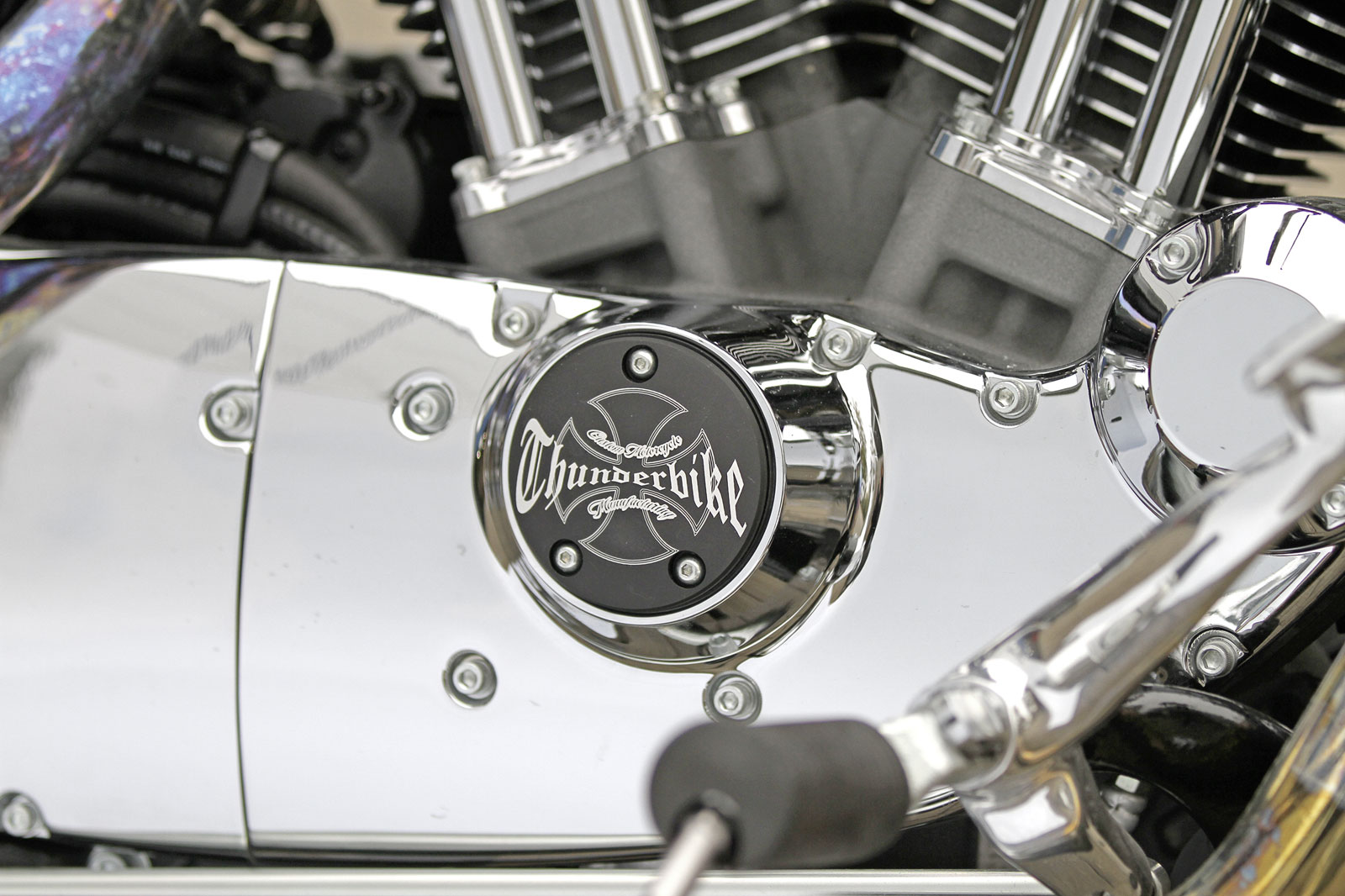 Point Cover,Zündungsdeckel für Harley Davidson,Sportster,Big Twin 2 und 5 Loch 