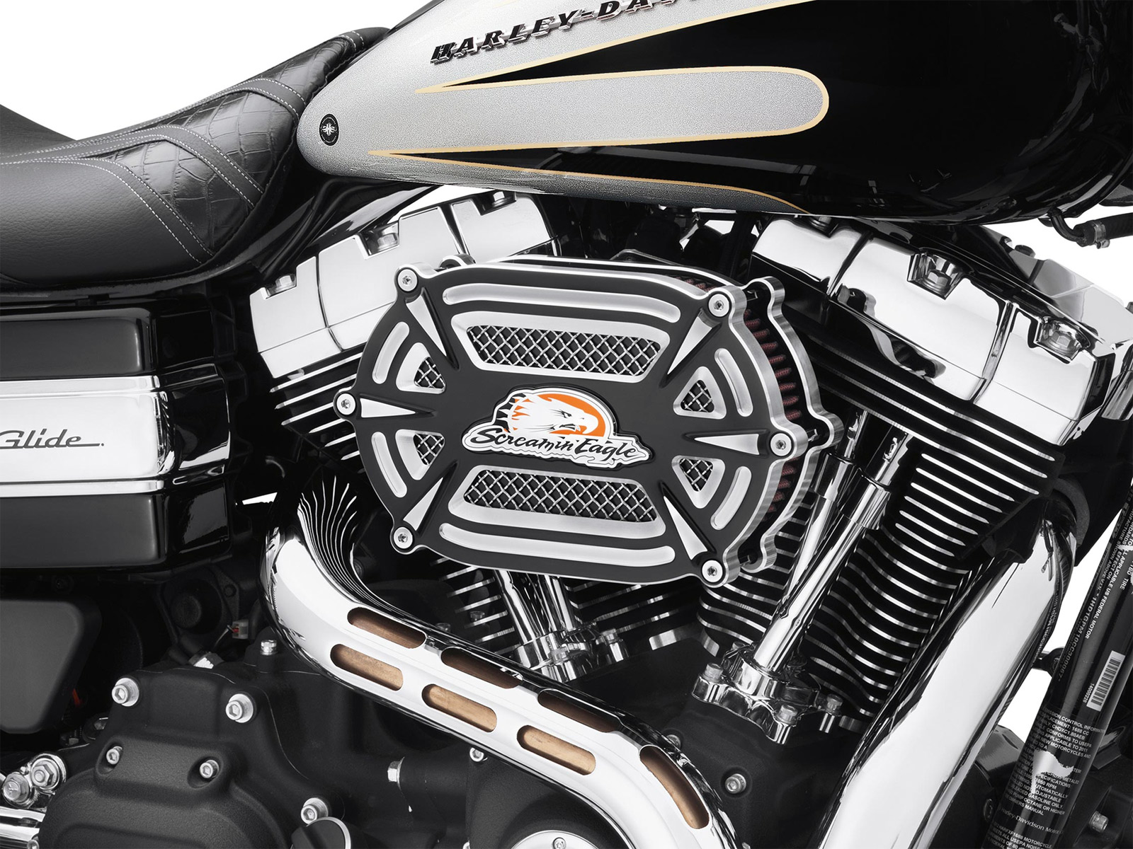 29400164 Screamin Eagle Extreme Billet Ventilator Air Cleaner Kit Cut Back Black At Thunderbike Shop