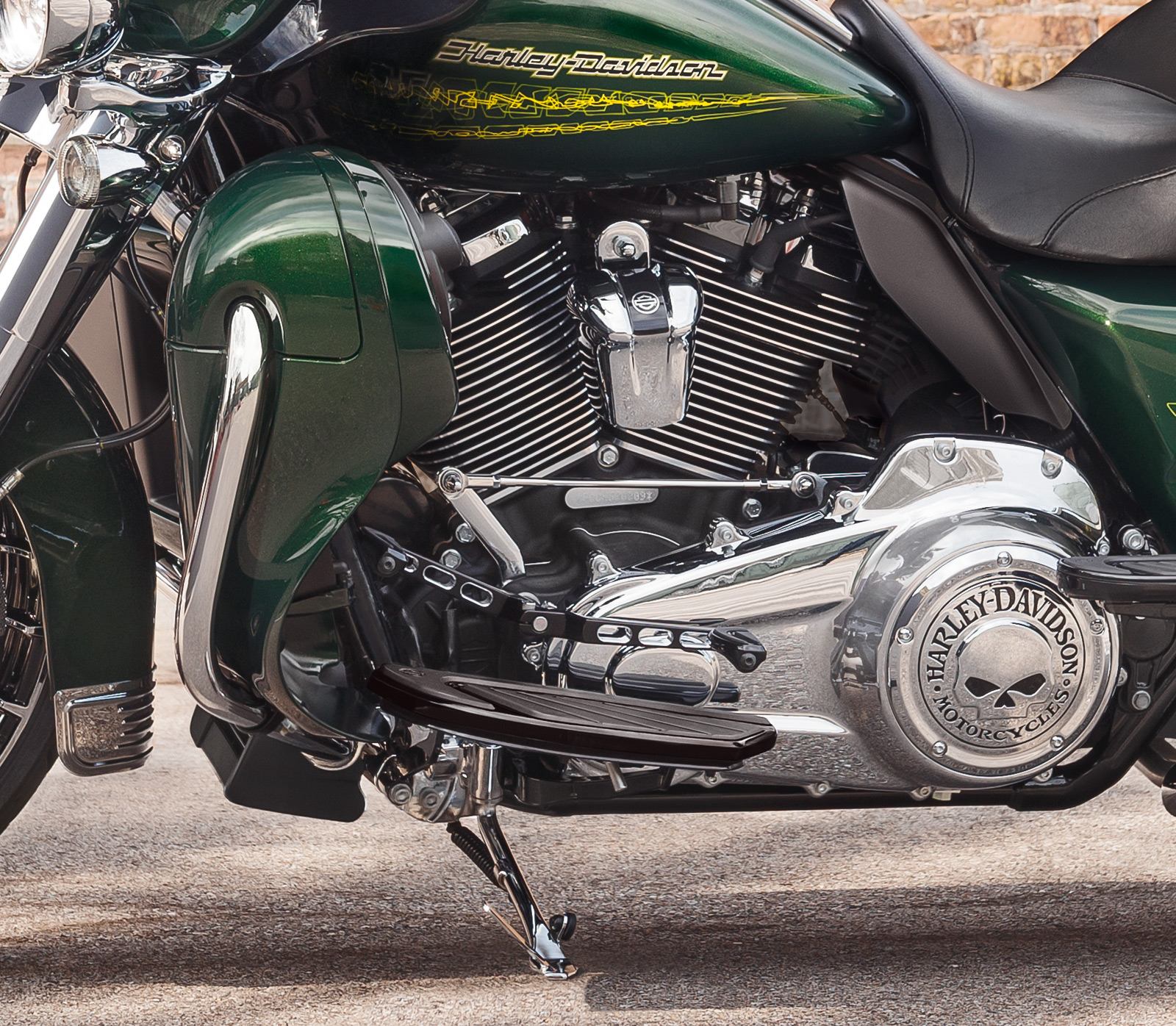 33600154 Harley Davidson Airflow Schaltraste Schwarz