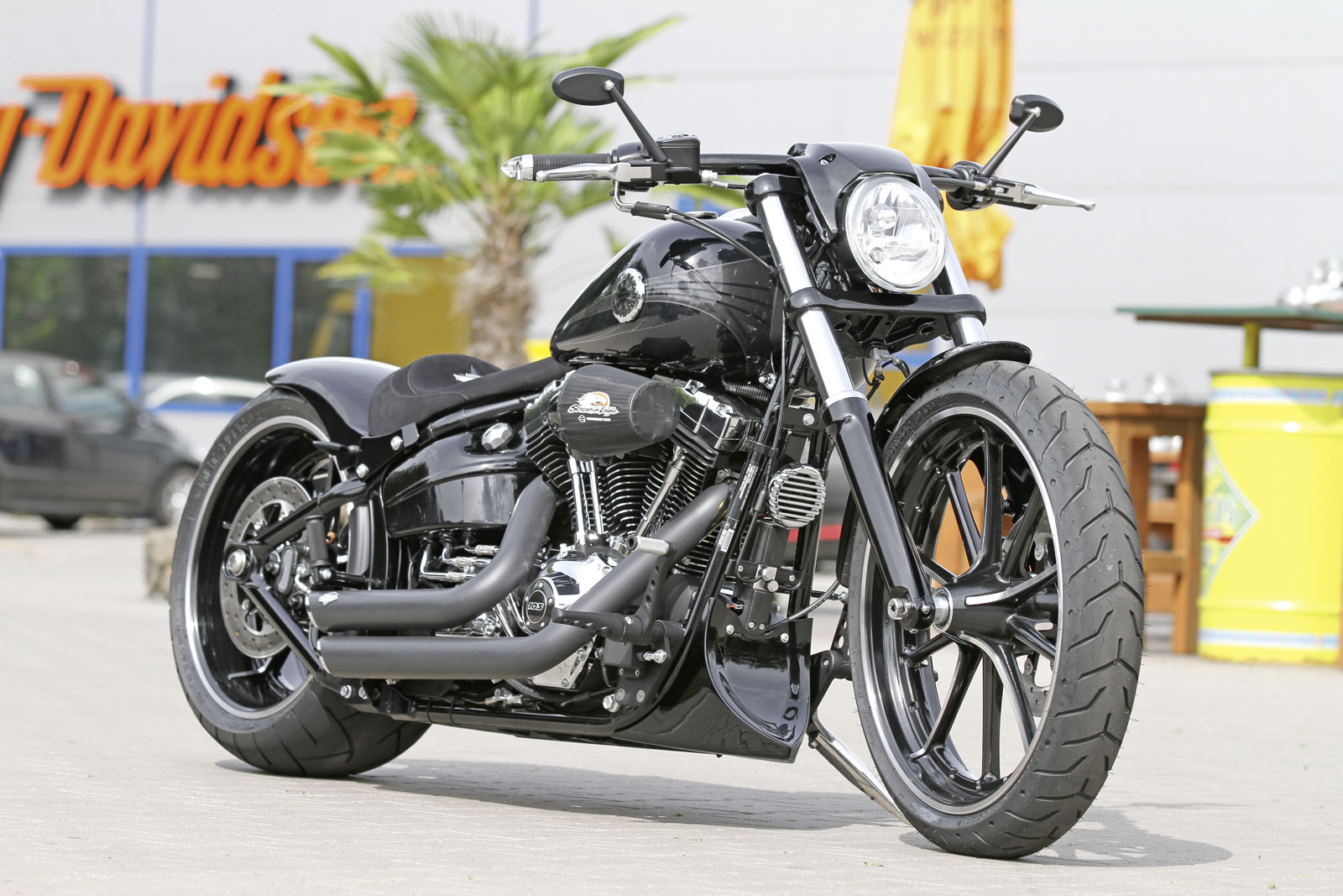 Motorcycle Body Frame Harley Davidson Softail Breakout Fatboy Custom Spoiler Chin Spoiler Other Motorcycle Body Frame