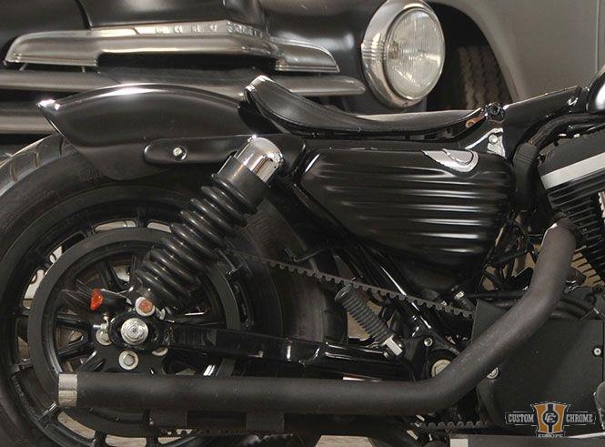 Greasy Coast Battery & Oil Tank Cover, Black for Sportster ...