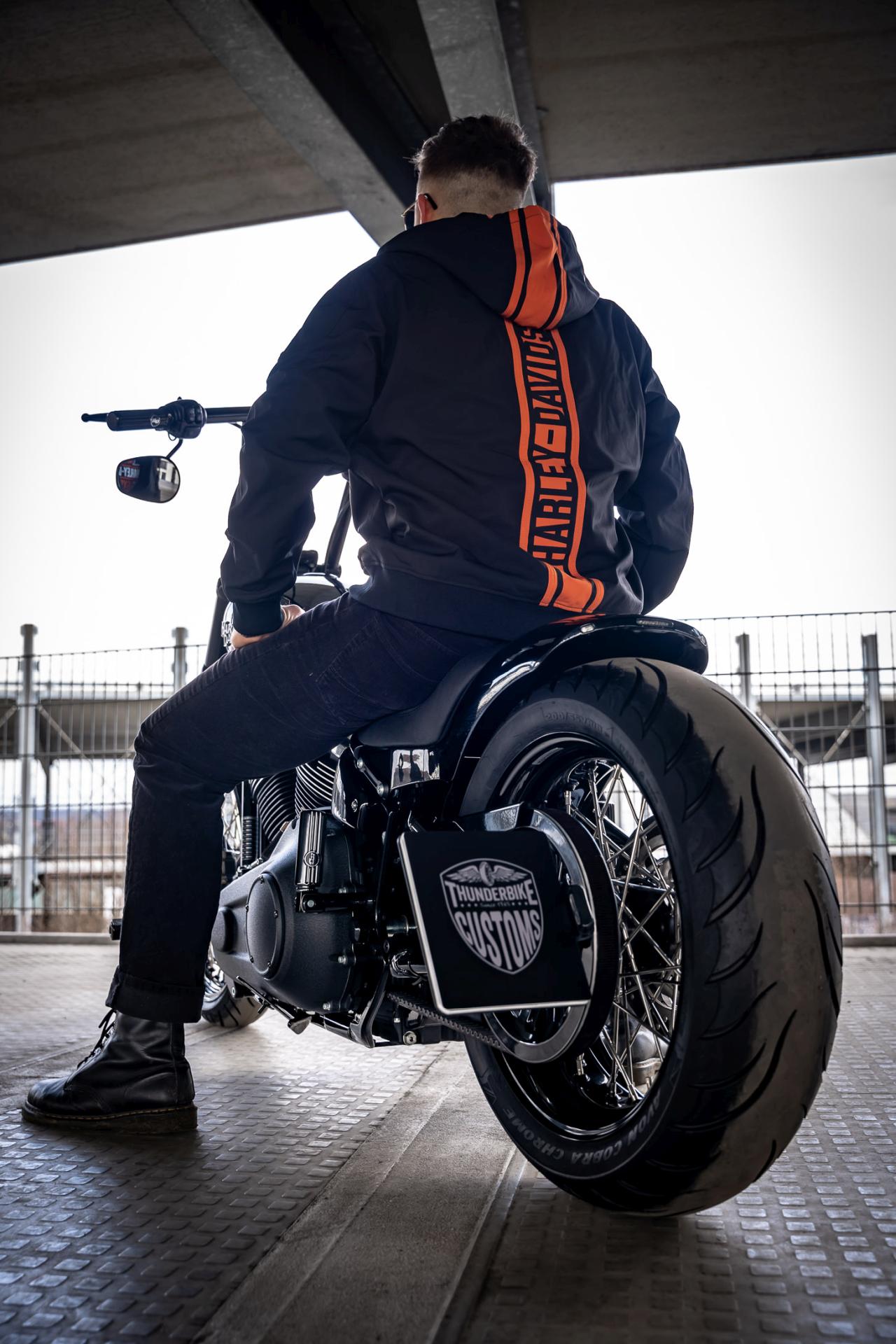 98408 20vm Harley Davidson Hooded Stretch Jacket Vertical Stripe At Thunderbike Shop