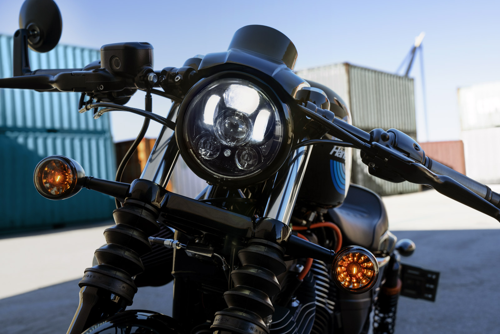 5.75" 5-3/4" LED Motorrad Scheinwerfer 50W für Harley Night Rod Rocker Sportster