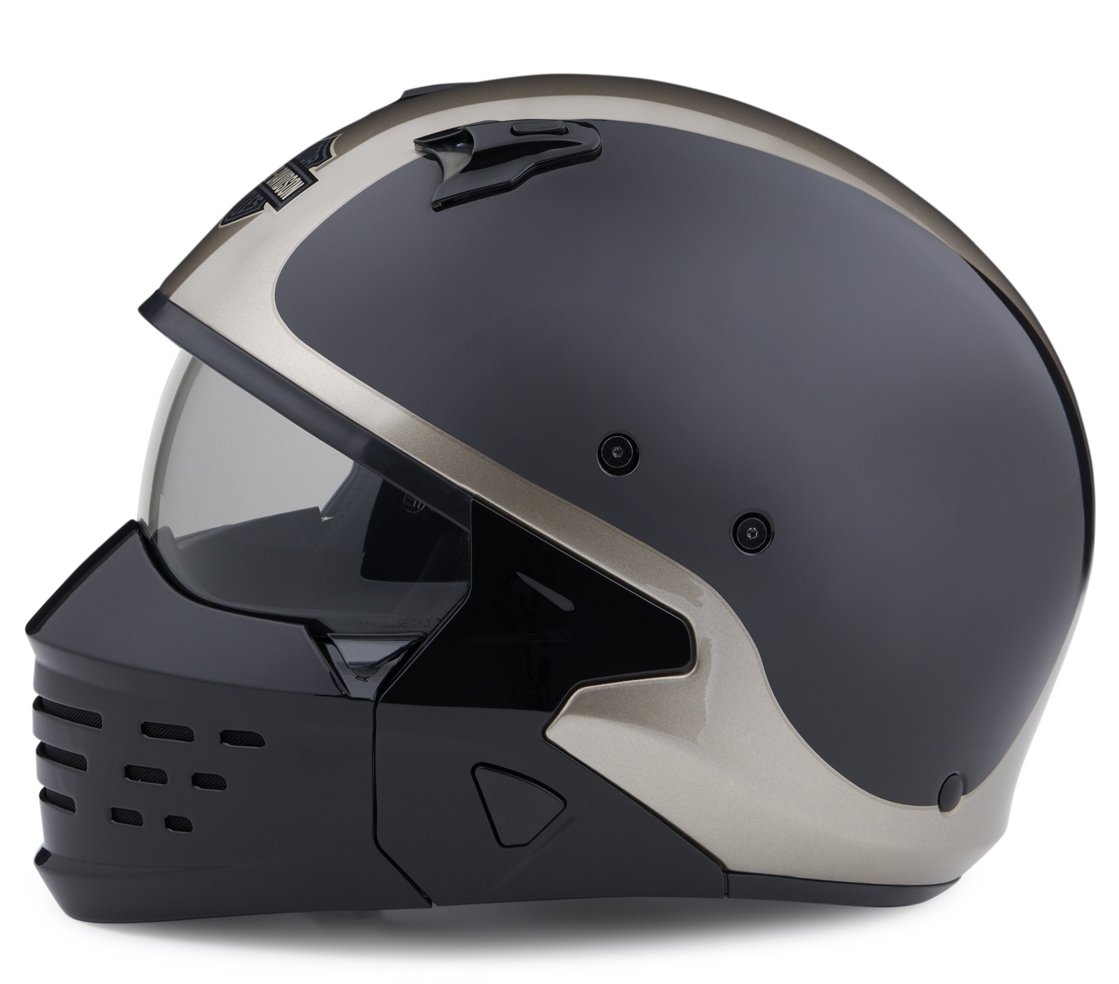 98176 20ex Harley Davidson Helmet X07 Sport Glide 2 In 1 Black Grey At Thunderbike Shop