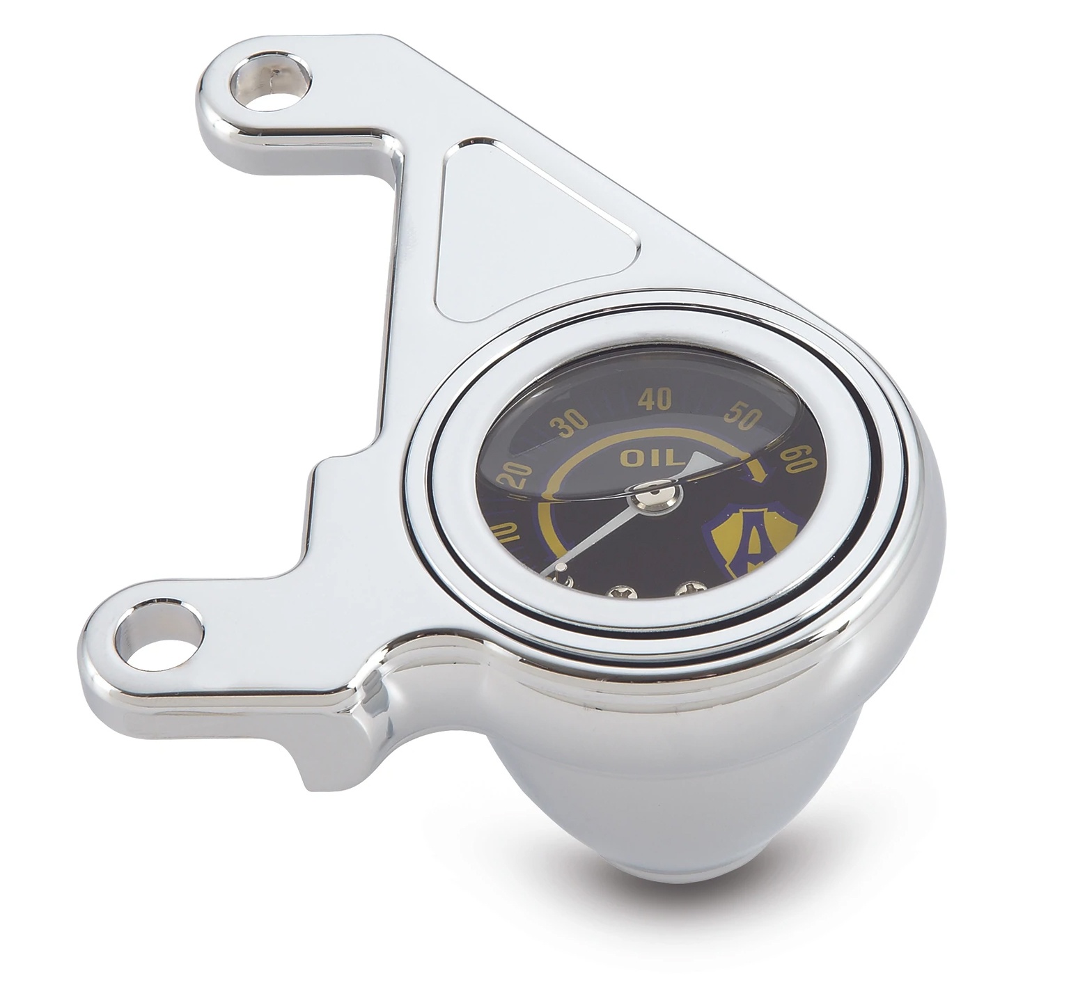Arlen Ness Radius Öldruckmanometer Kit chrom für Twin Cam '00-'17