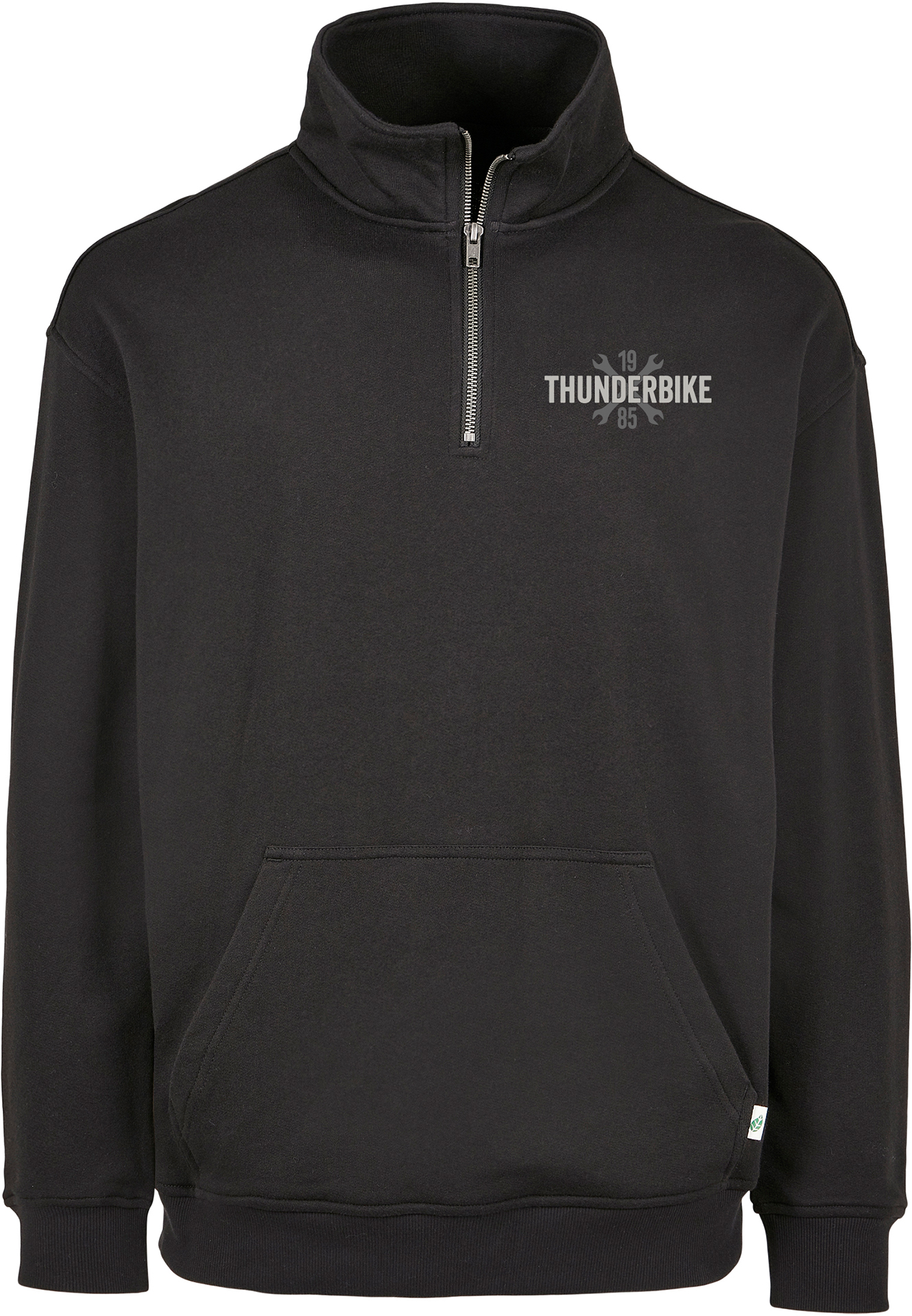 Thunderbike Troyer 1/4 Zip Sweater schwarz im Thunderbike Shop