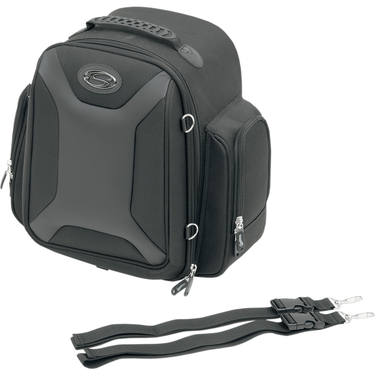 Sissy Bar Bag Suitcase Top Case Saddlemen Moto Custom