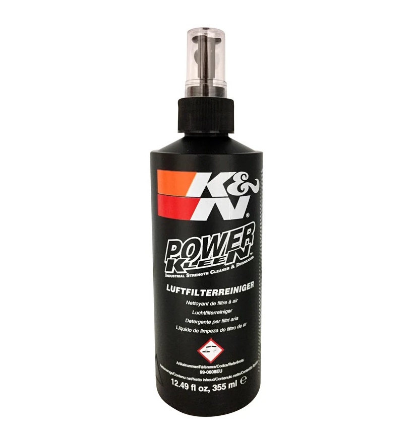 K&N Filter Reiniger & Entfetter Sprühflasche 355 ml im Thunderbike Shop
