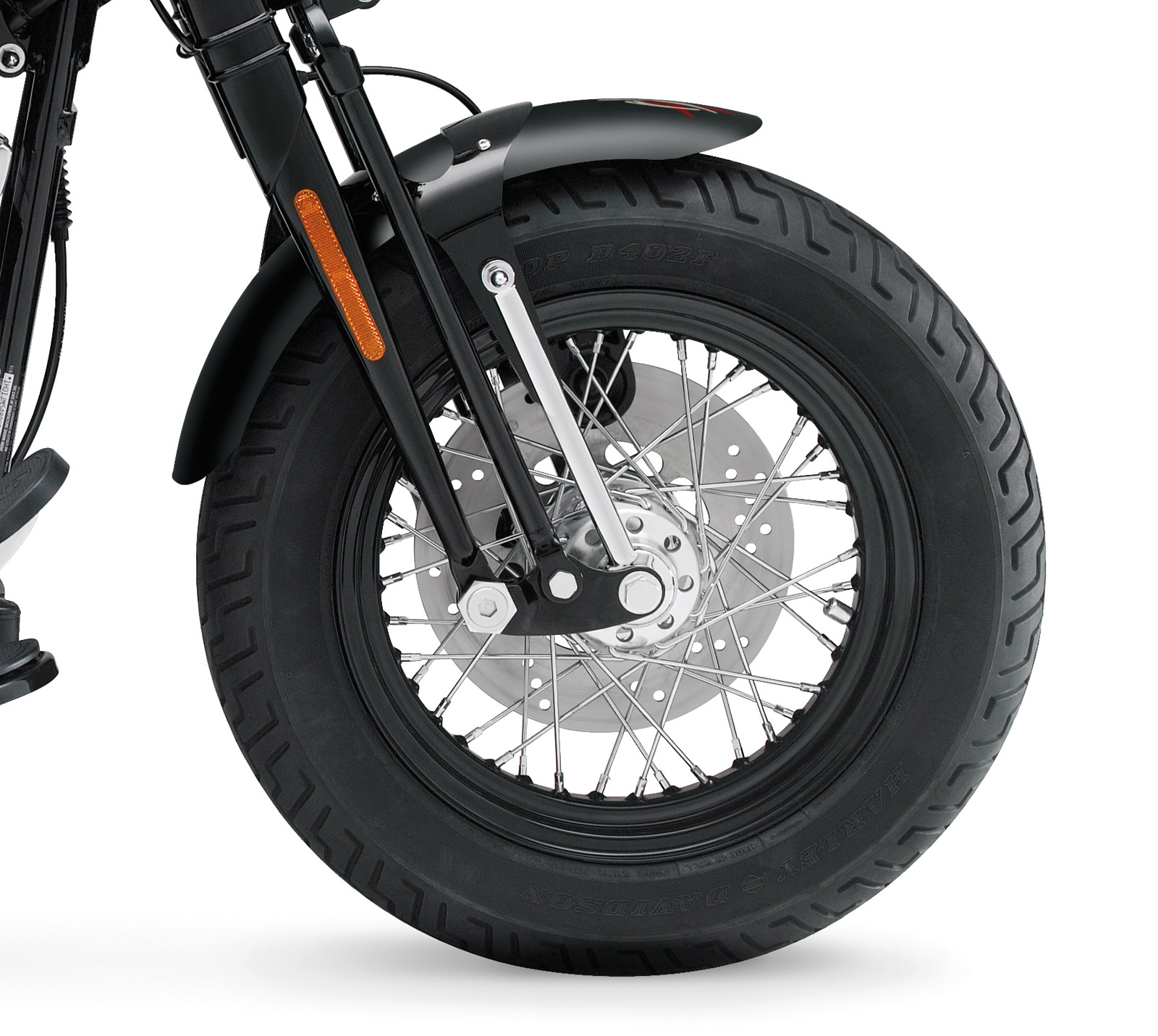 Springer Front Fender, Schutzblech breit, für Harley - Davidson FL