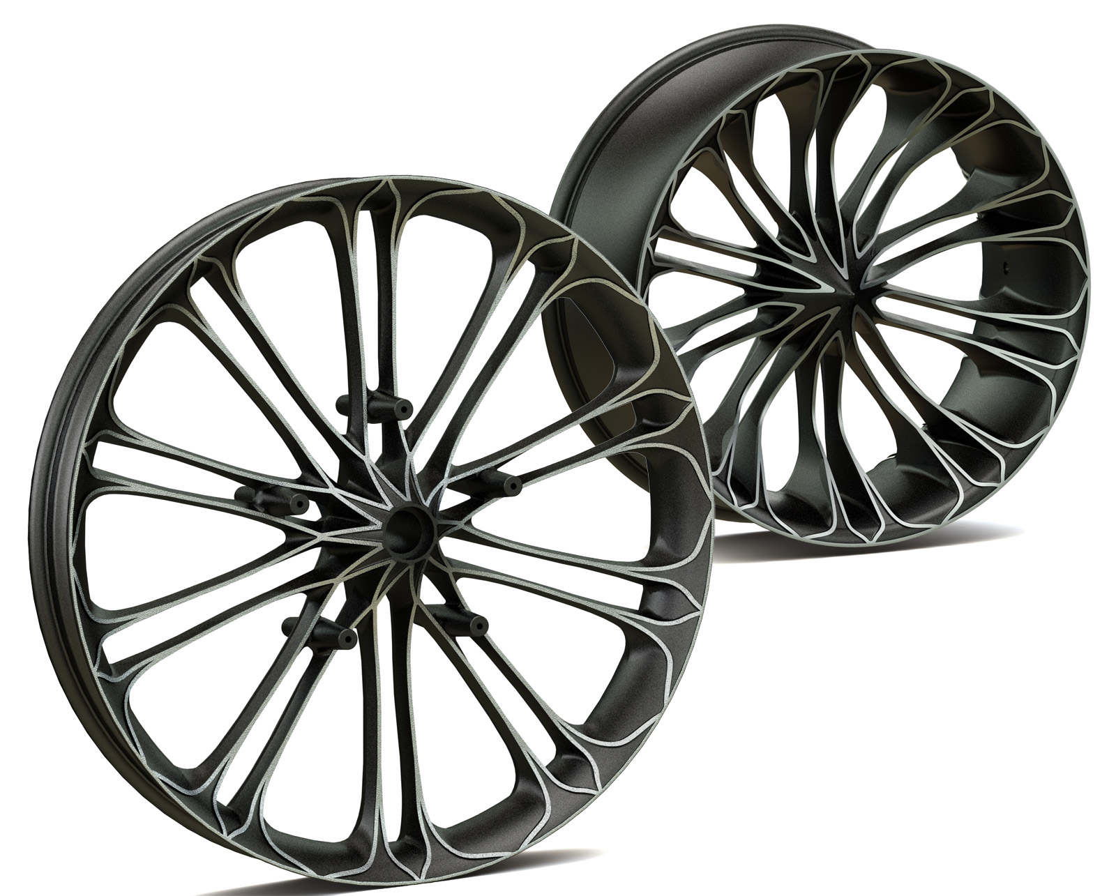 Thunderbike Unbreakable wheel for Custom Frames  Softail with original  240mm rear tire (only in combination with Thunderbike Single-Side Swingarm)  at Thunderbike Shop