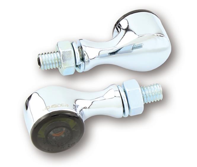Highsider Apollo Classic LED 3in1 rear Turn Signals chrome for M8