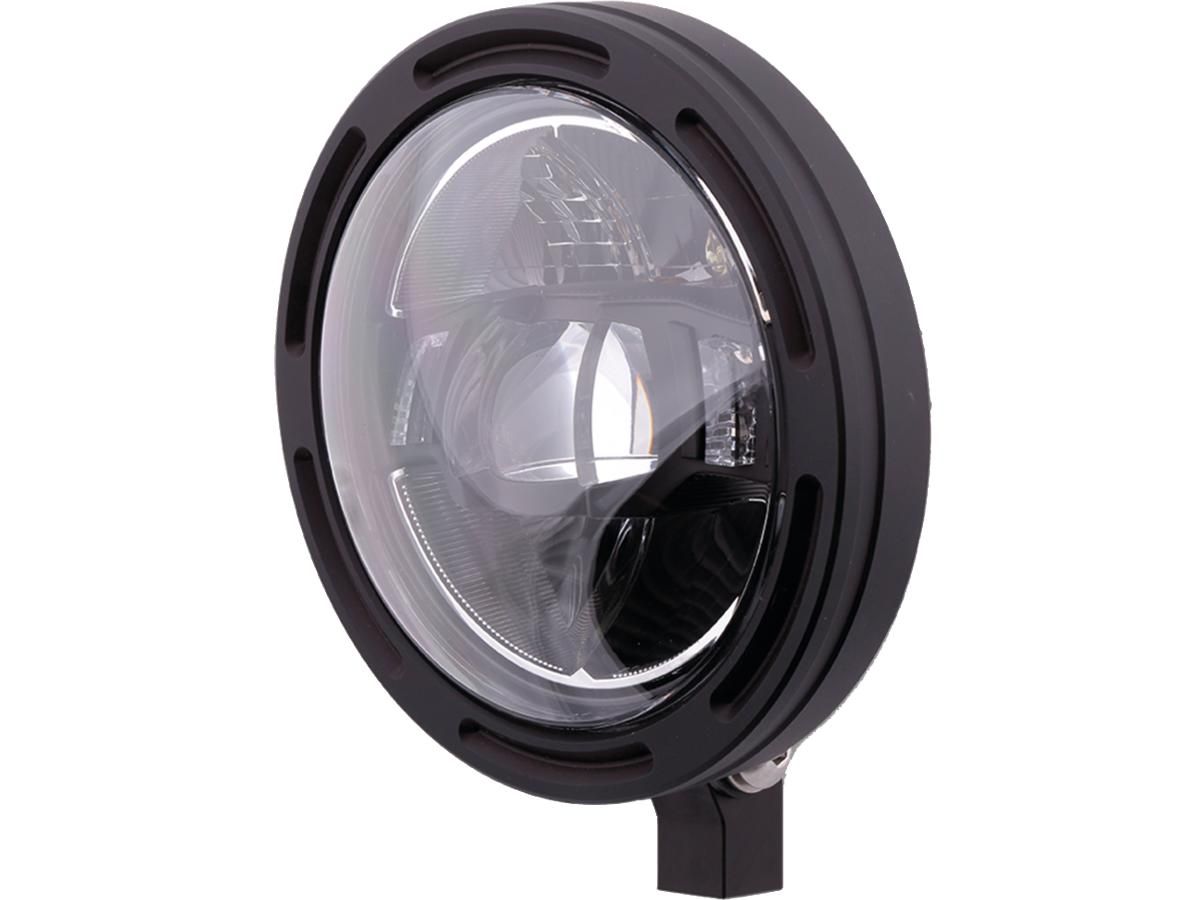 Highsider Frame-R2 Type 10 LED 5 3/4 Headlight Black for Bottom