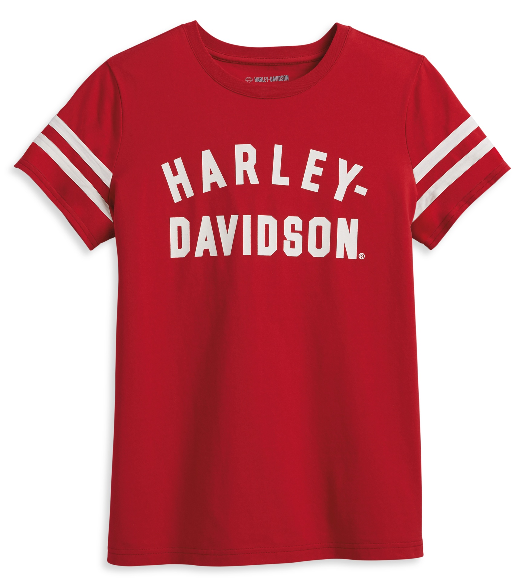 96435-23VW Harley-Davidson women´s T-Shirt Forever Sleeve Striped red at  Thunderbike Shop