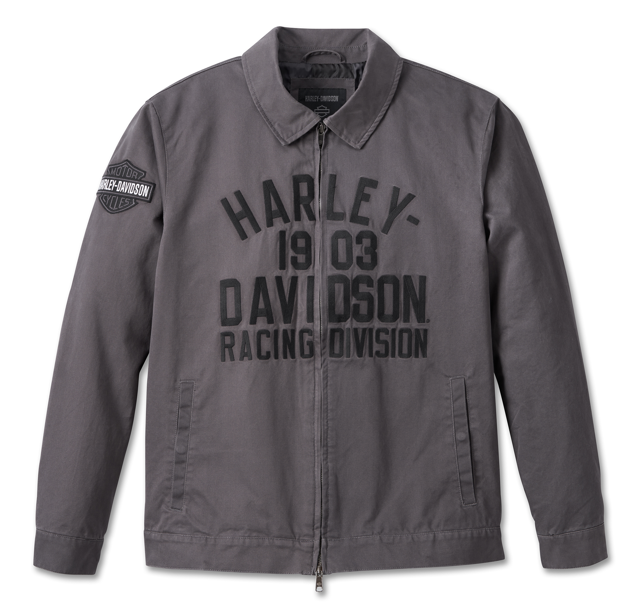 97437-23VM Harley-Davidson Racing Work Jacket dark grey at Thunderbike Shop
