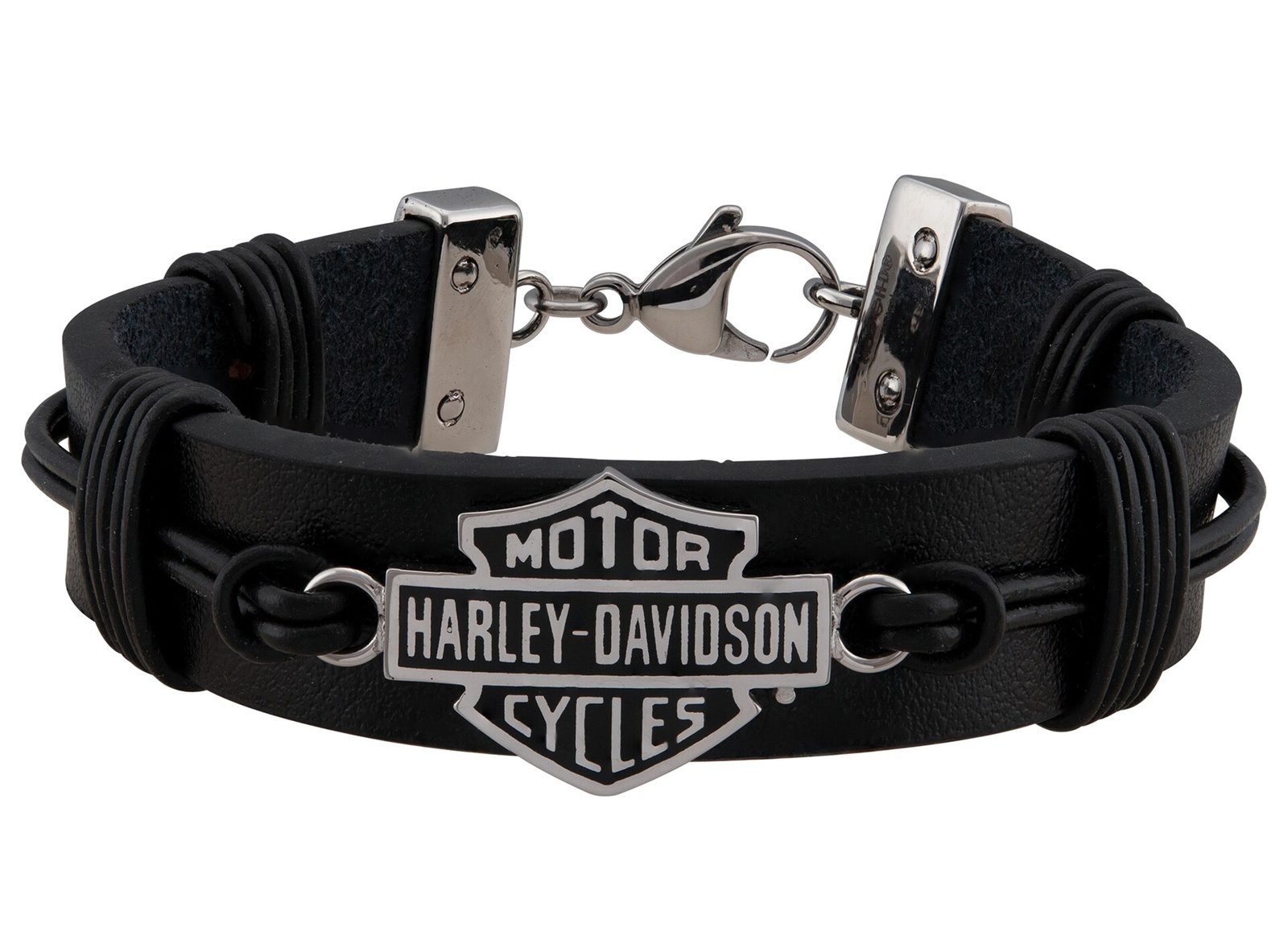 Harley-Davidson® Men's Steel Skull Link Bracelet 9 Inch HSB0003/9 -  Wisconsin Harley-Davidson