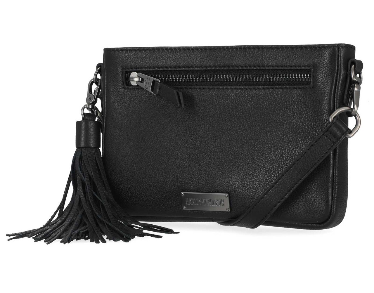 Harley-Davidson women´s Classic Leather Hip Bag with Tassel