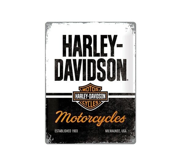 Harley-Davidson Metal Sign Motorcycles at Thunderbike Shop