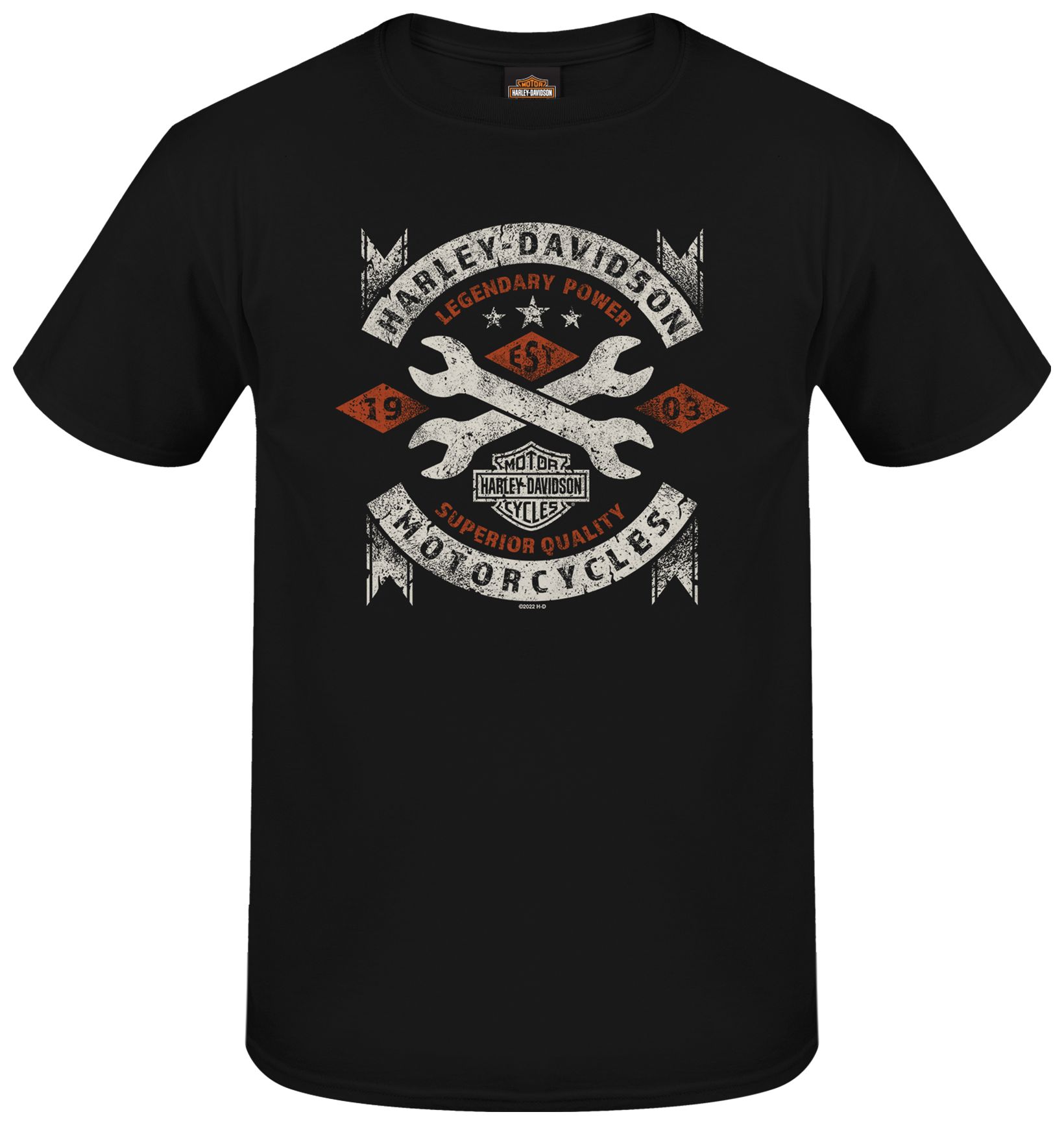 Harley-Davidson men´s T-Shirt Banner Label black at Thunderbike Shop