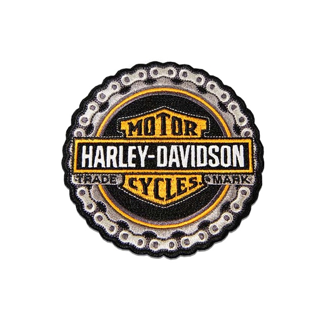 Harley-Davidson 4 in. Embroidered Wrenches Bar & Shield Logo Emblem Sew-On  Patch, Harley Davidson 